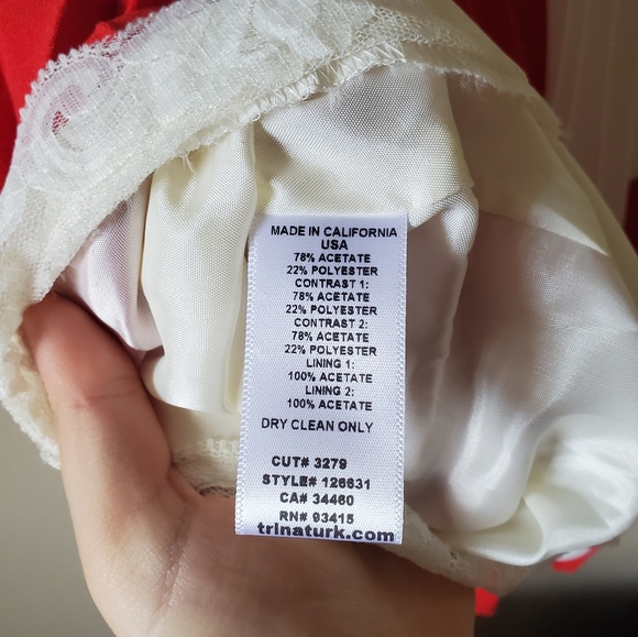 Trina Turk geometric colorblock dress size 0 - Picture 8 of 8